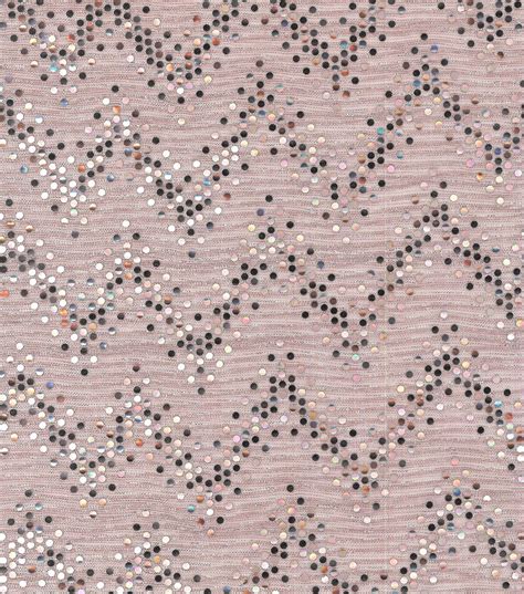 Sheer Stretch Dot Metallic Fabric 